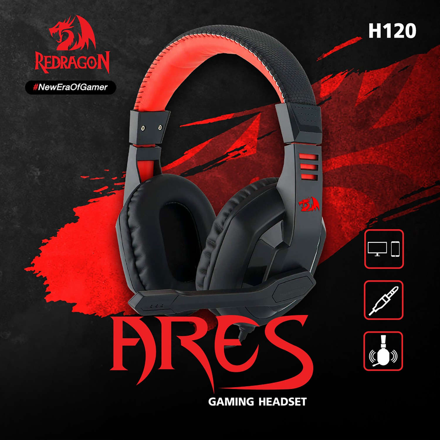 Casque Redragon ARES — vue alternative