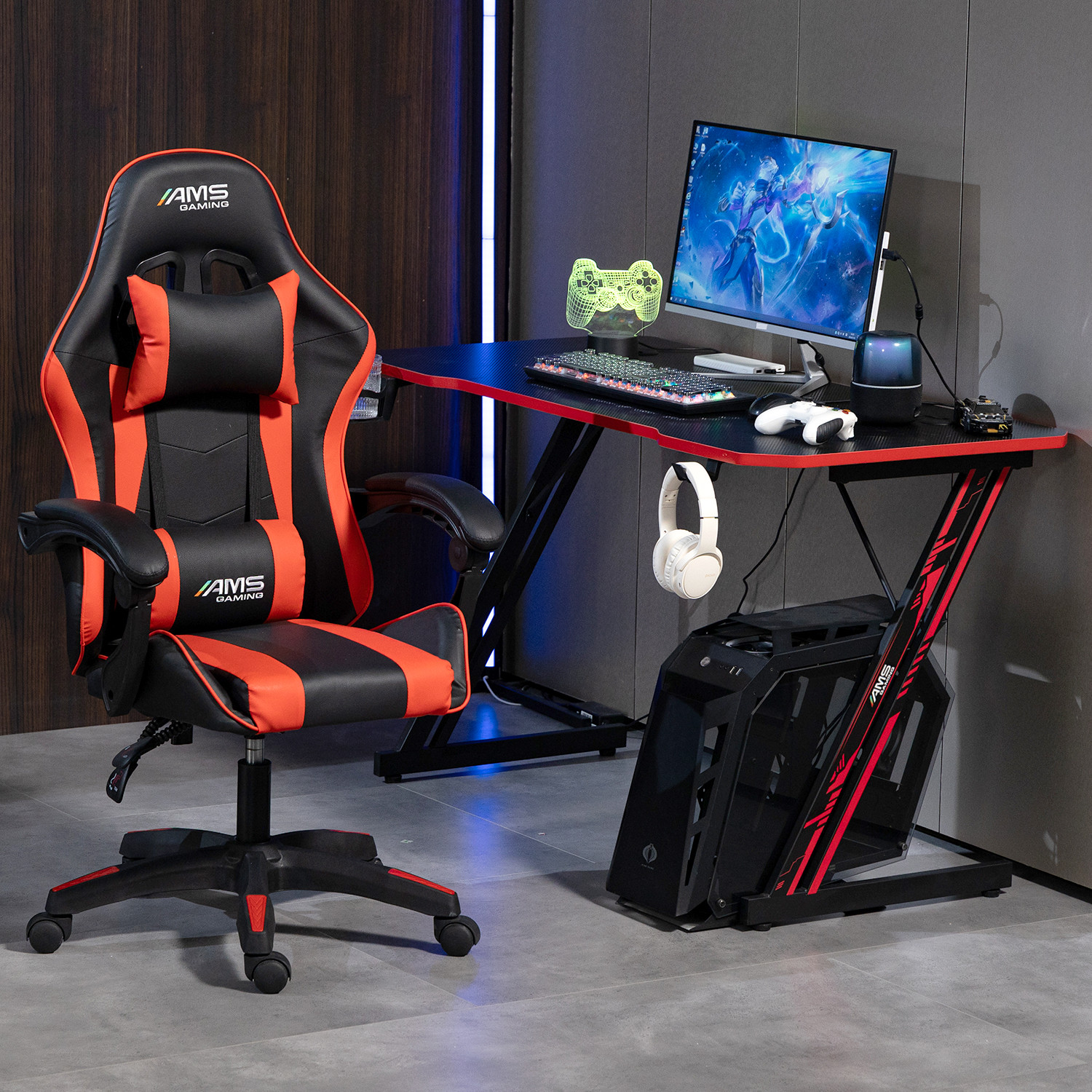 GAMERDESK120Z-RED — image 3