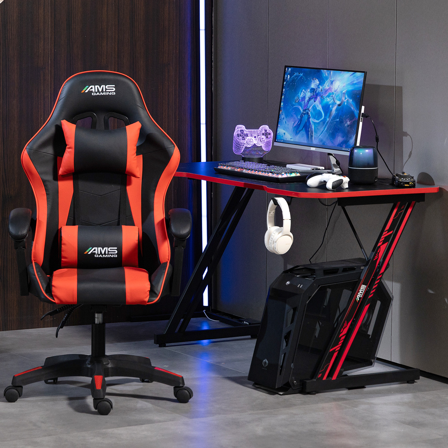 GAMERDESK120Z-RED — image 4