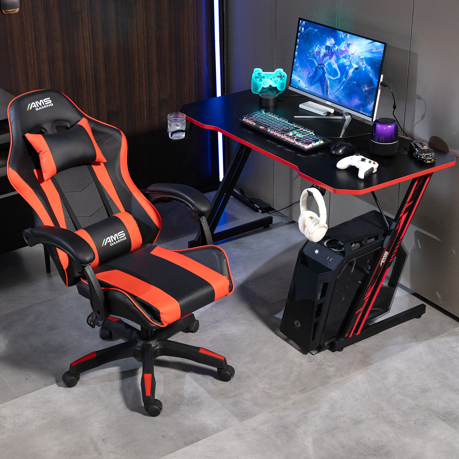 GAMERDESK120Z-RED — image 5