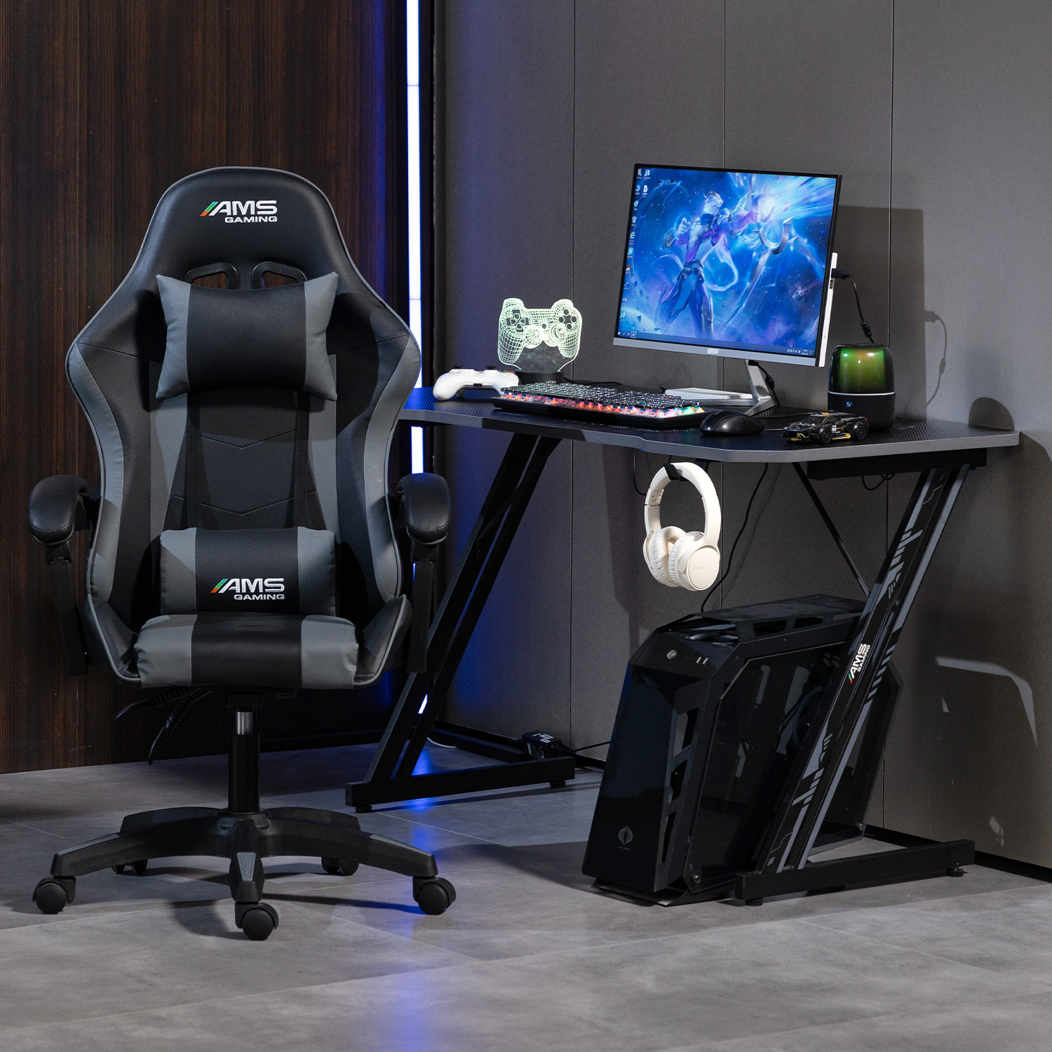 GAMERDESK-120Z-GREY — image 4