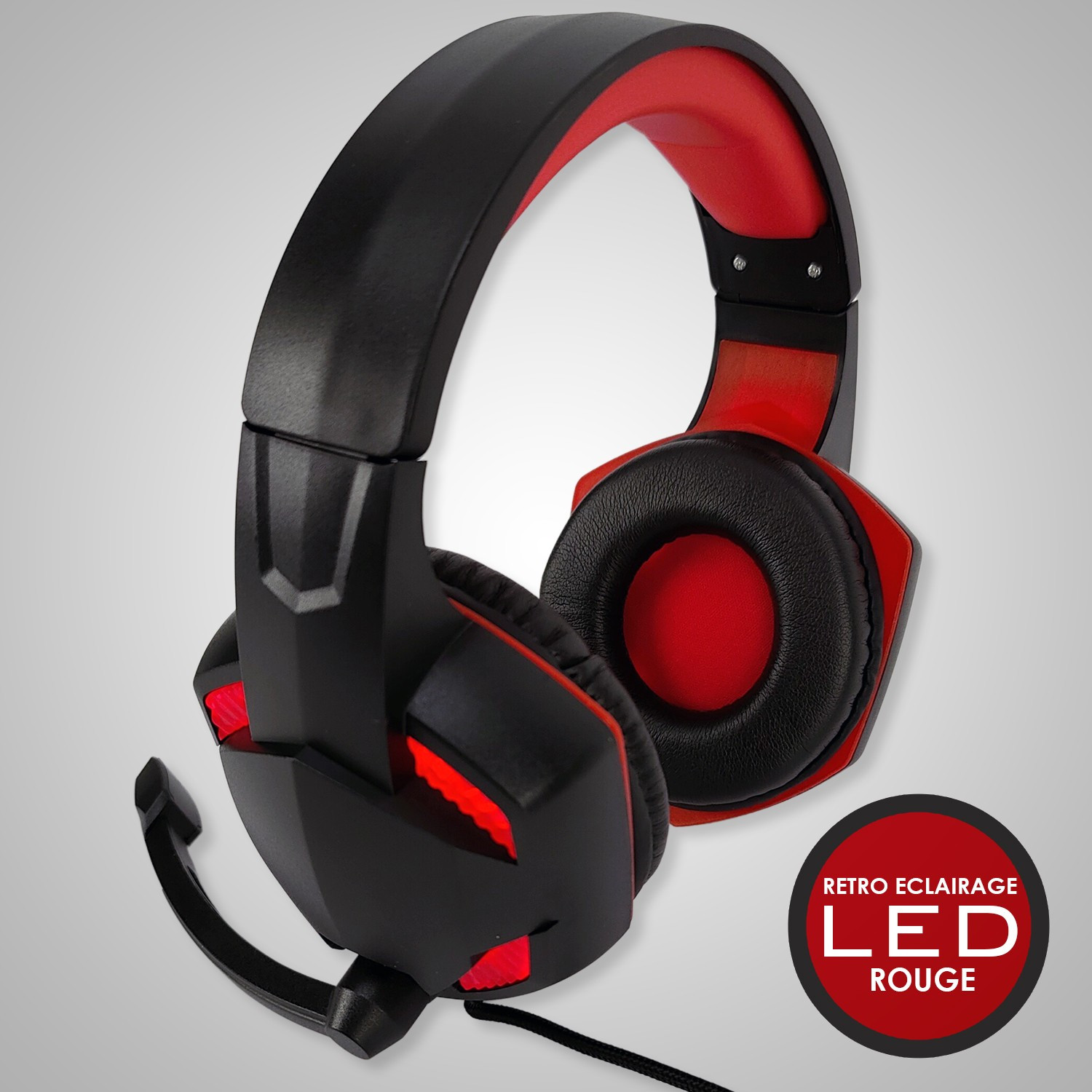 Casque AMSTRAD H555-ROUGE — image 5