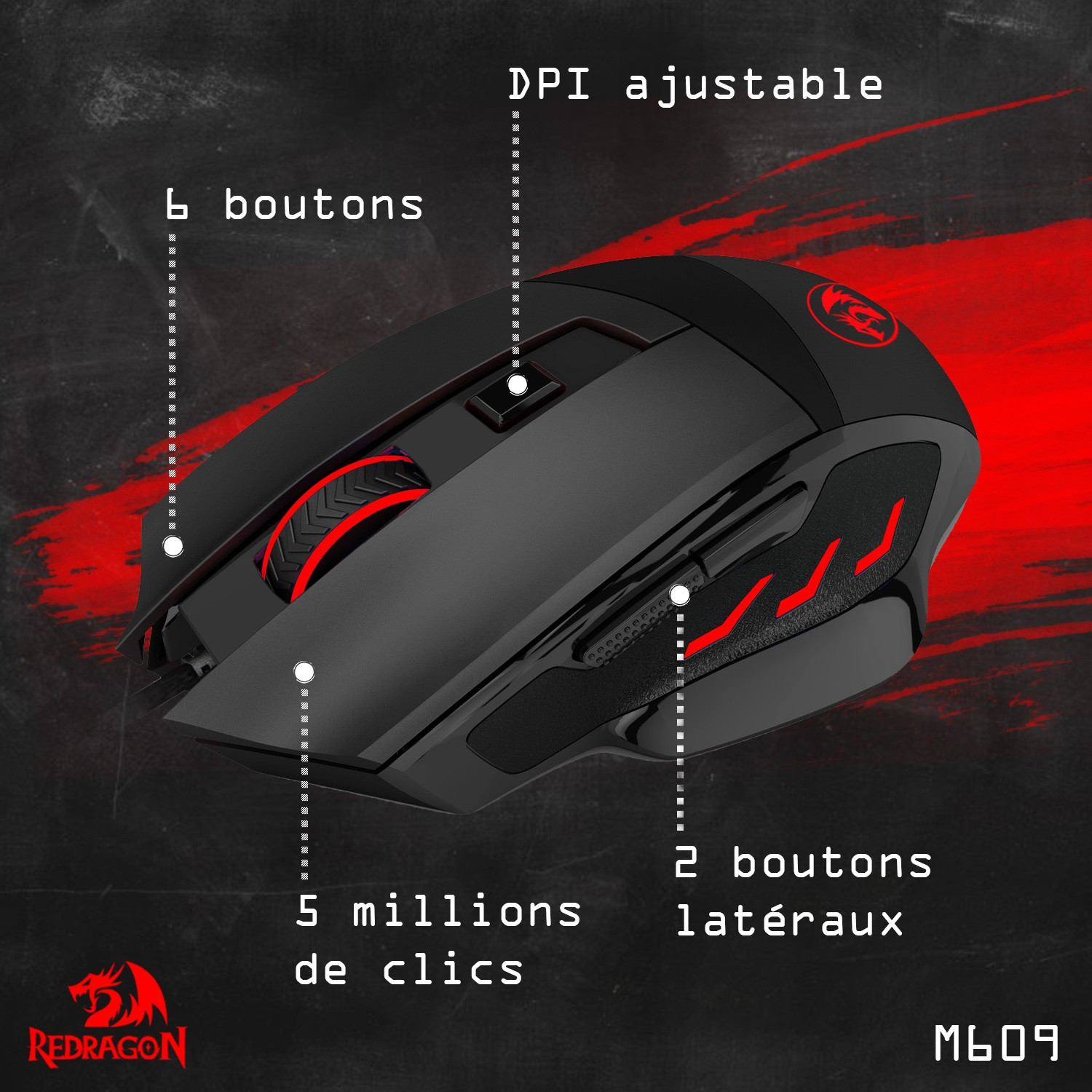 Souris Redragon PHASER — image 2