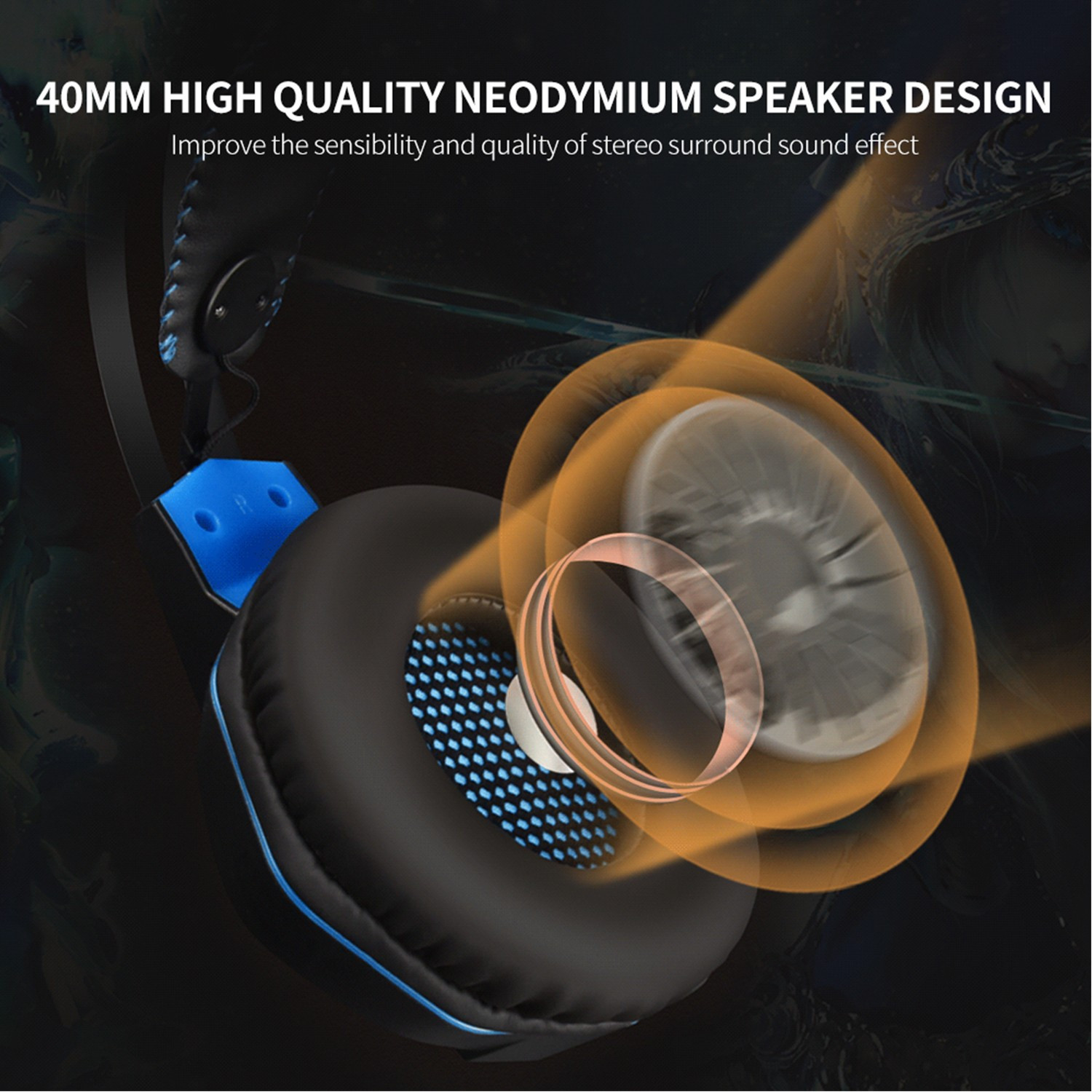 Casque OVLENG OV-P20-BLUE — image 5