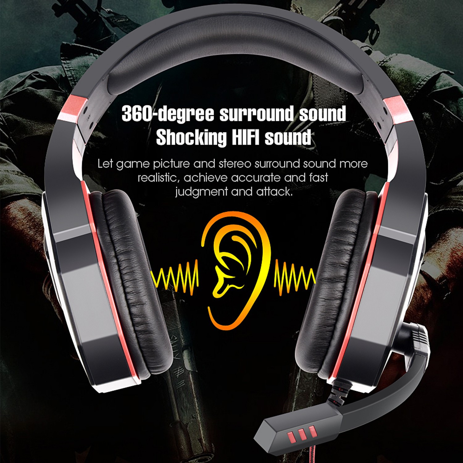 Casque OVLENG OV-P40-RED — image 4