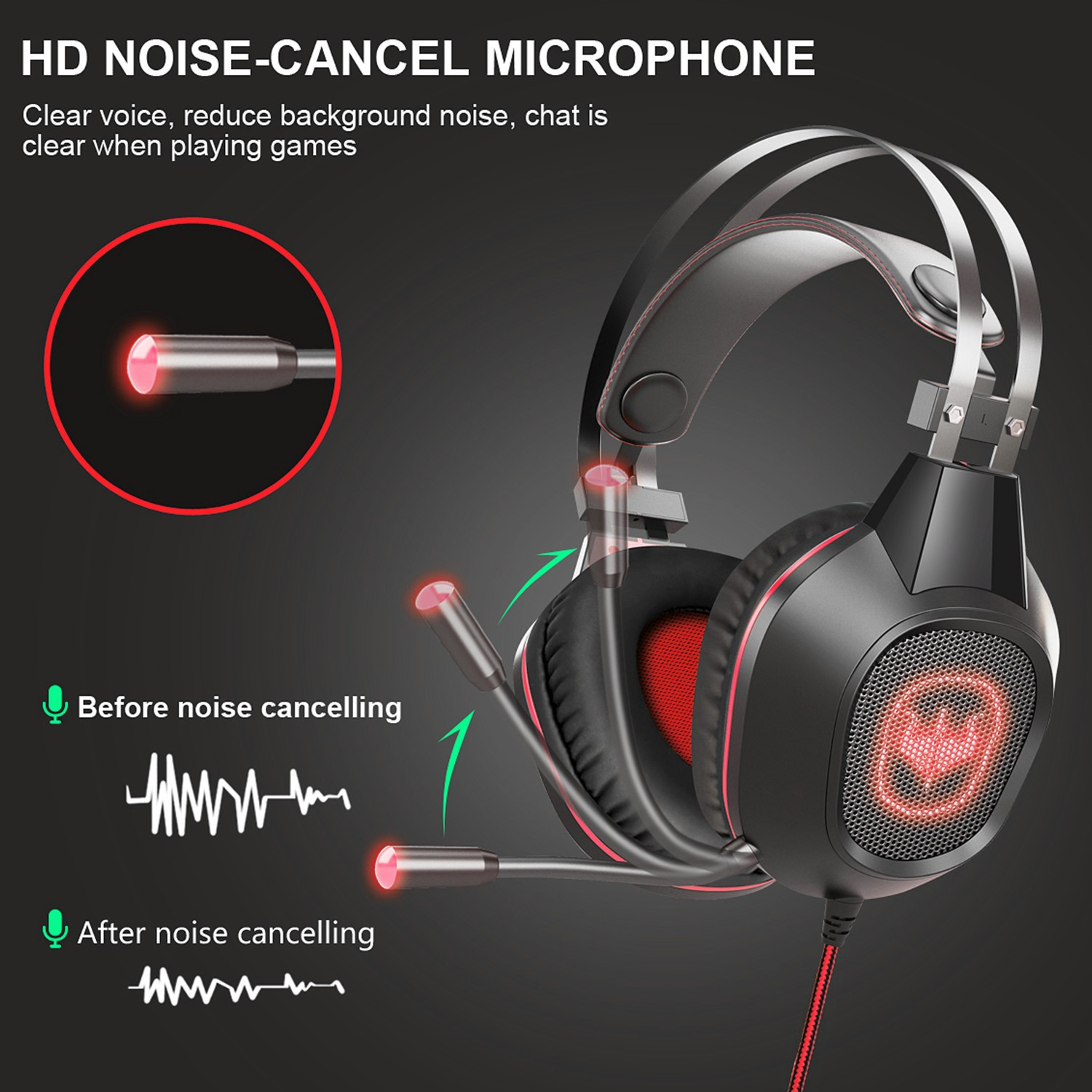 Casque OVLENG GT64-RED — image 2