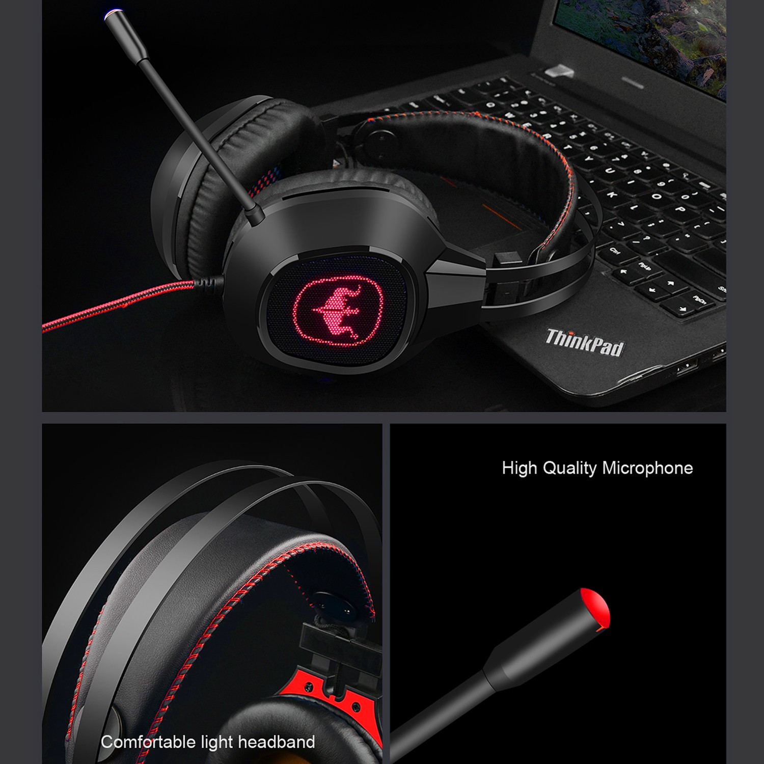 Casque OVLENG GT64-RED — image 3