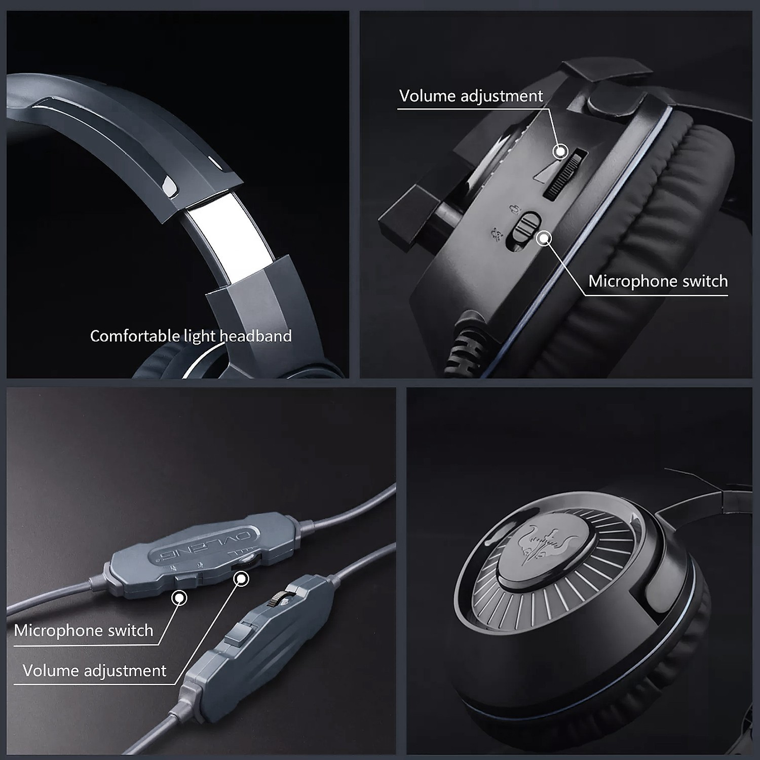 Casque OVLENG GT67-BLACK — image 3