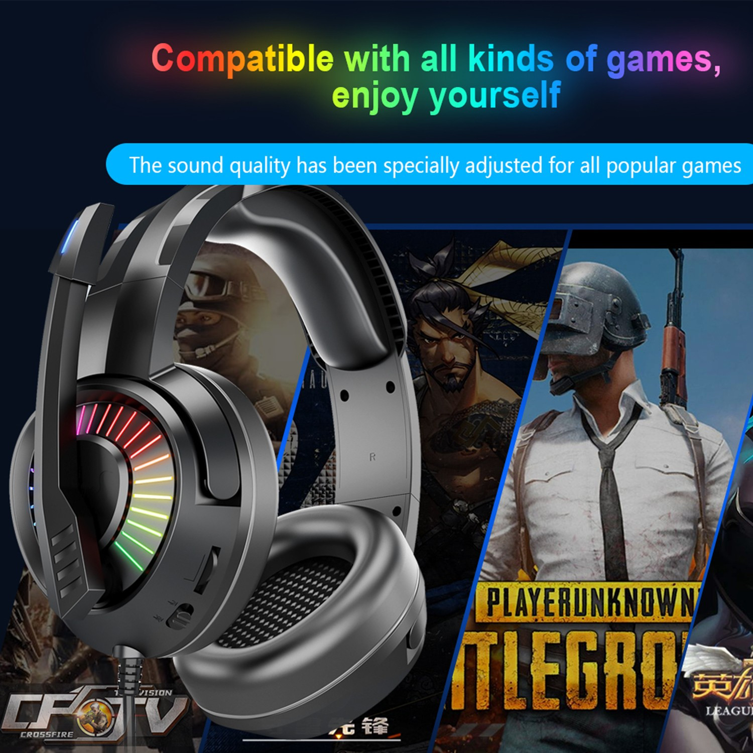 Casque OVLENG GT67-BLACK — image 5