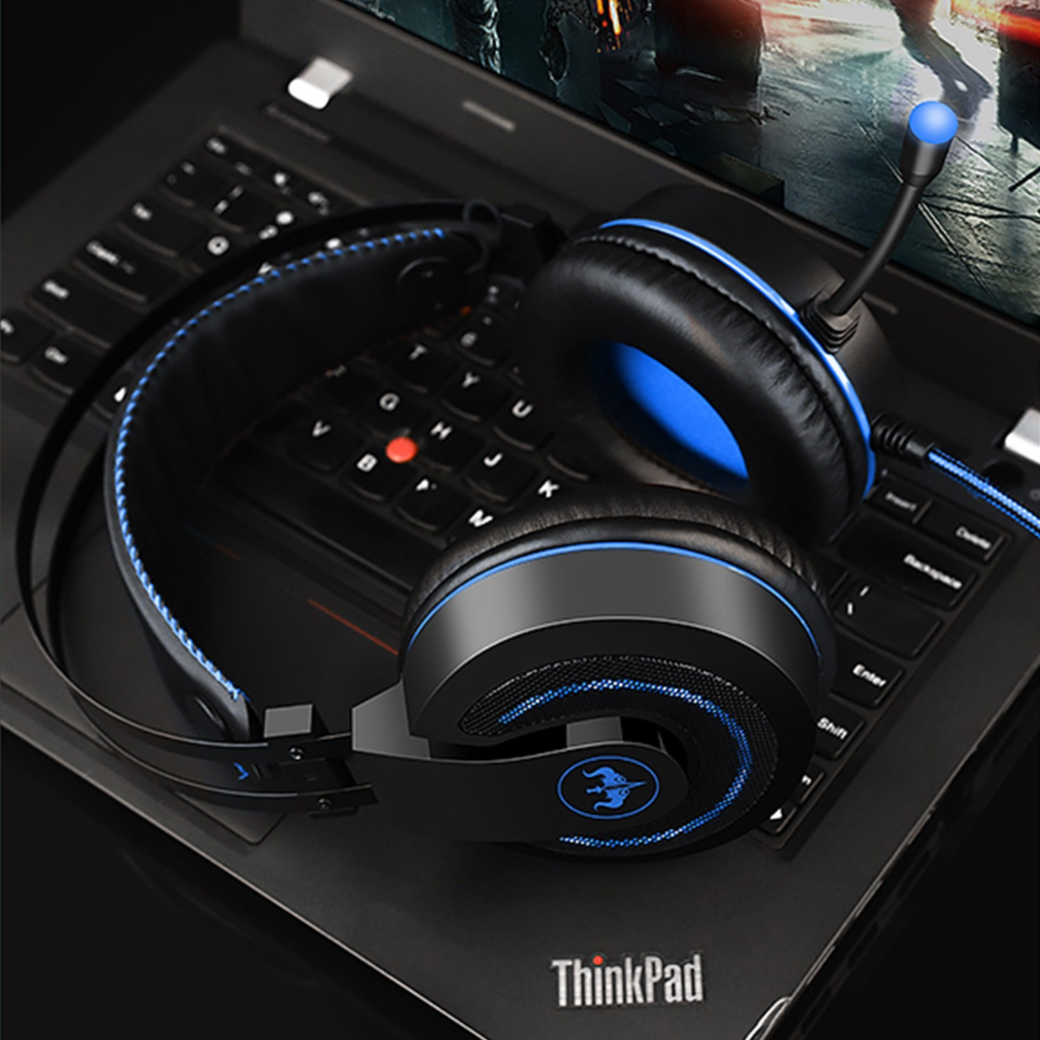 Casque OVLENG GT65-BLUE — image 3