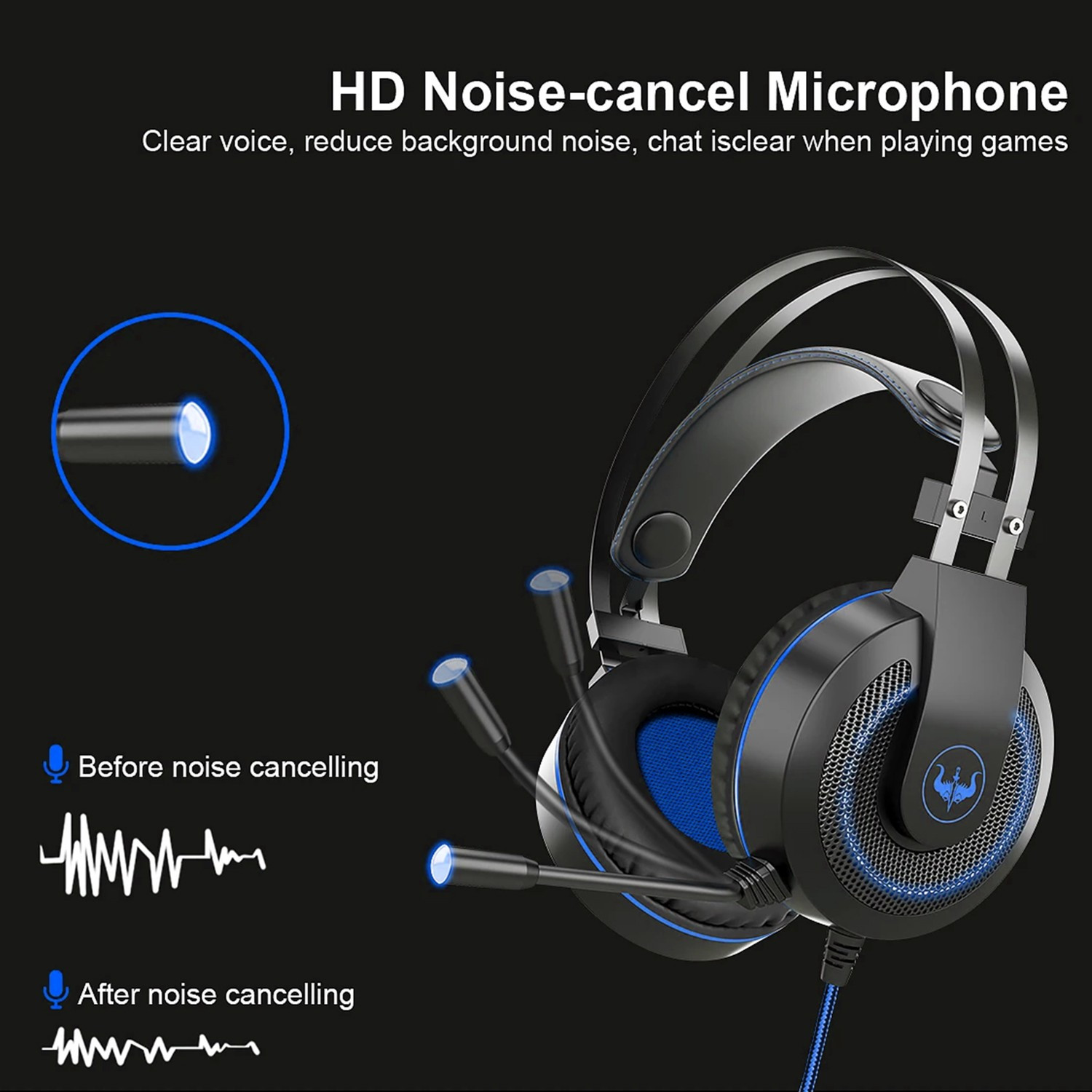 Casque OVLENG GT65-BLUE — image 4
