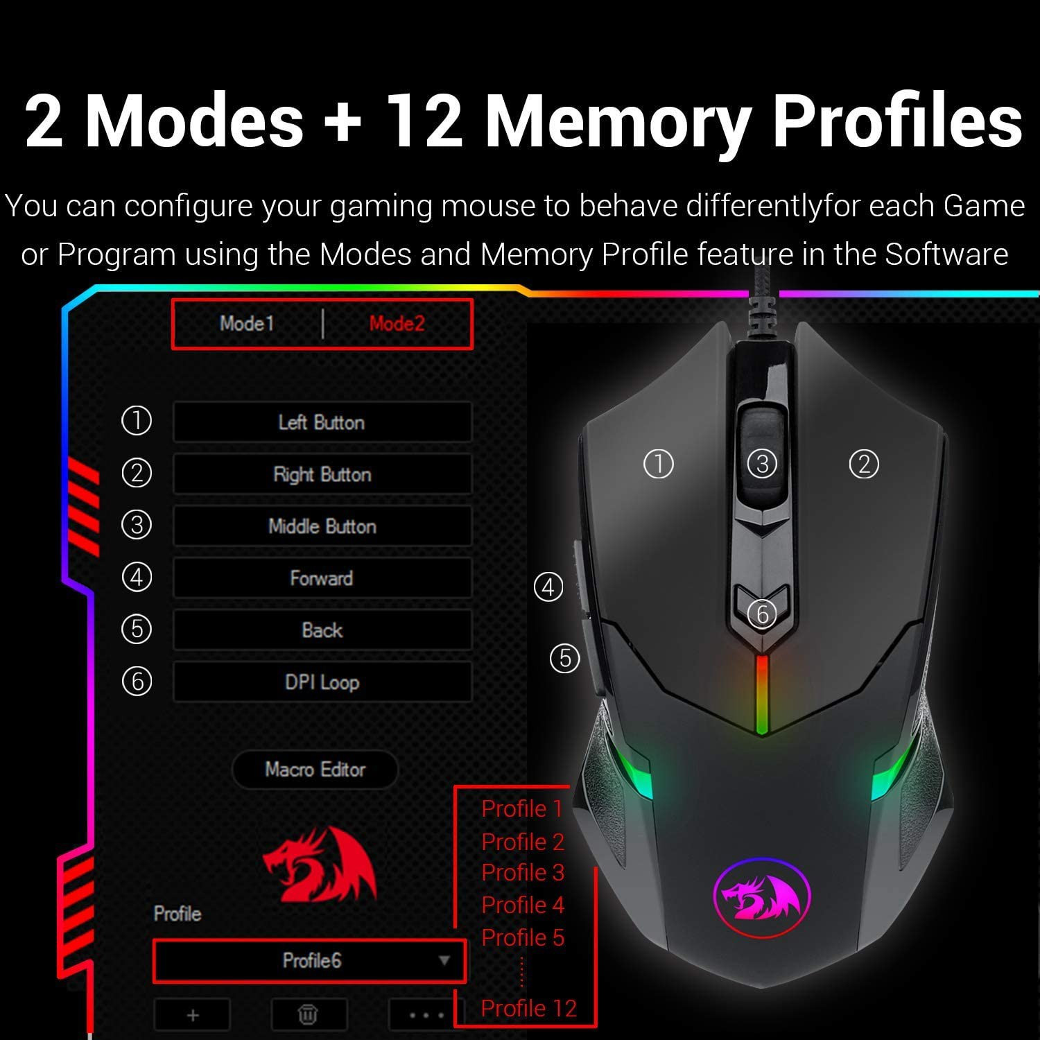 Souris Redragon CENTROPHORUS2 — image 5