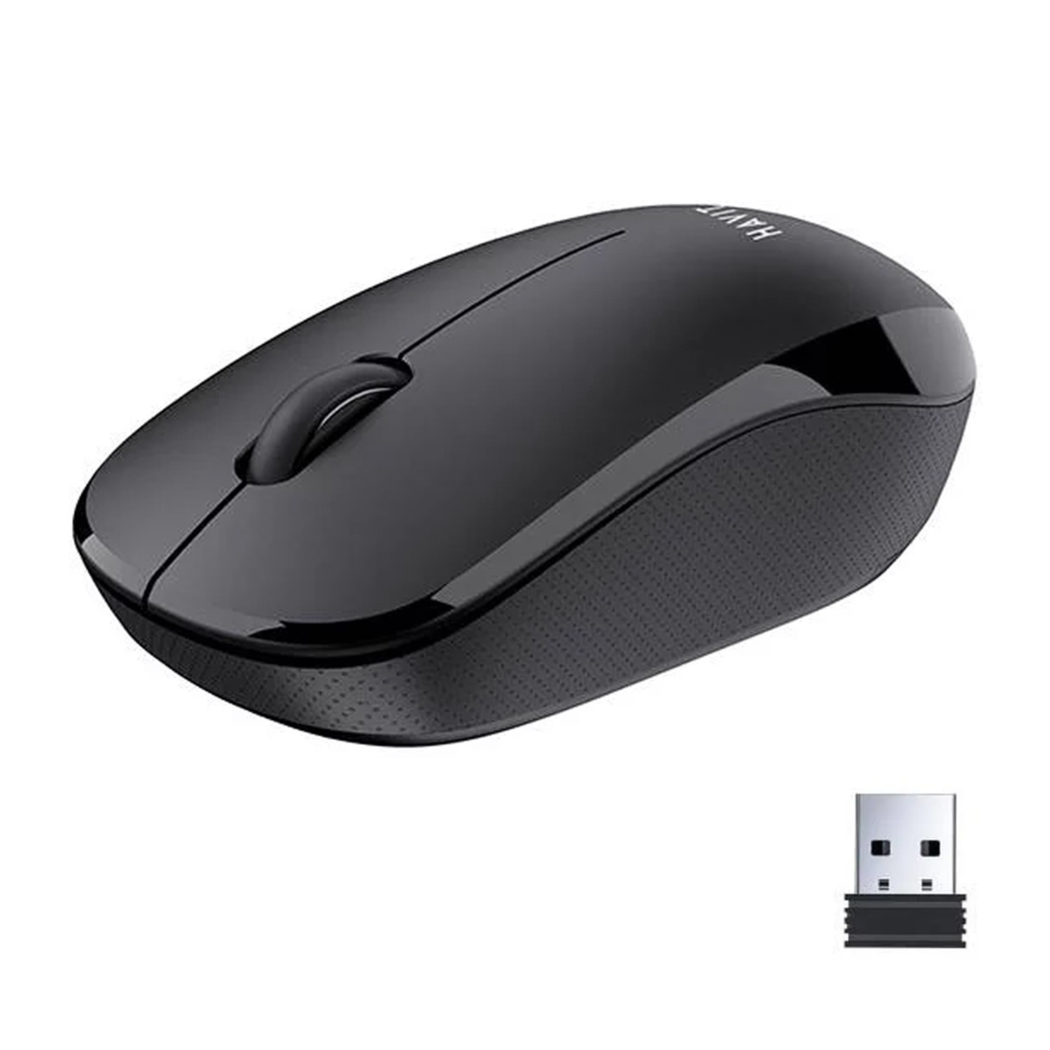 HAVIT MS66GT Souris bureautique sans fil 2,4 Ghz - 3 boutons - Portée 10 mètres - Nano récepteur - coloris noir — image 5
