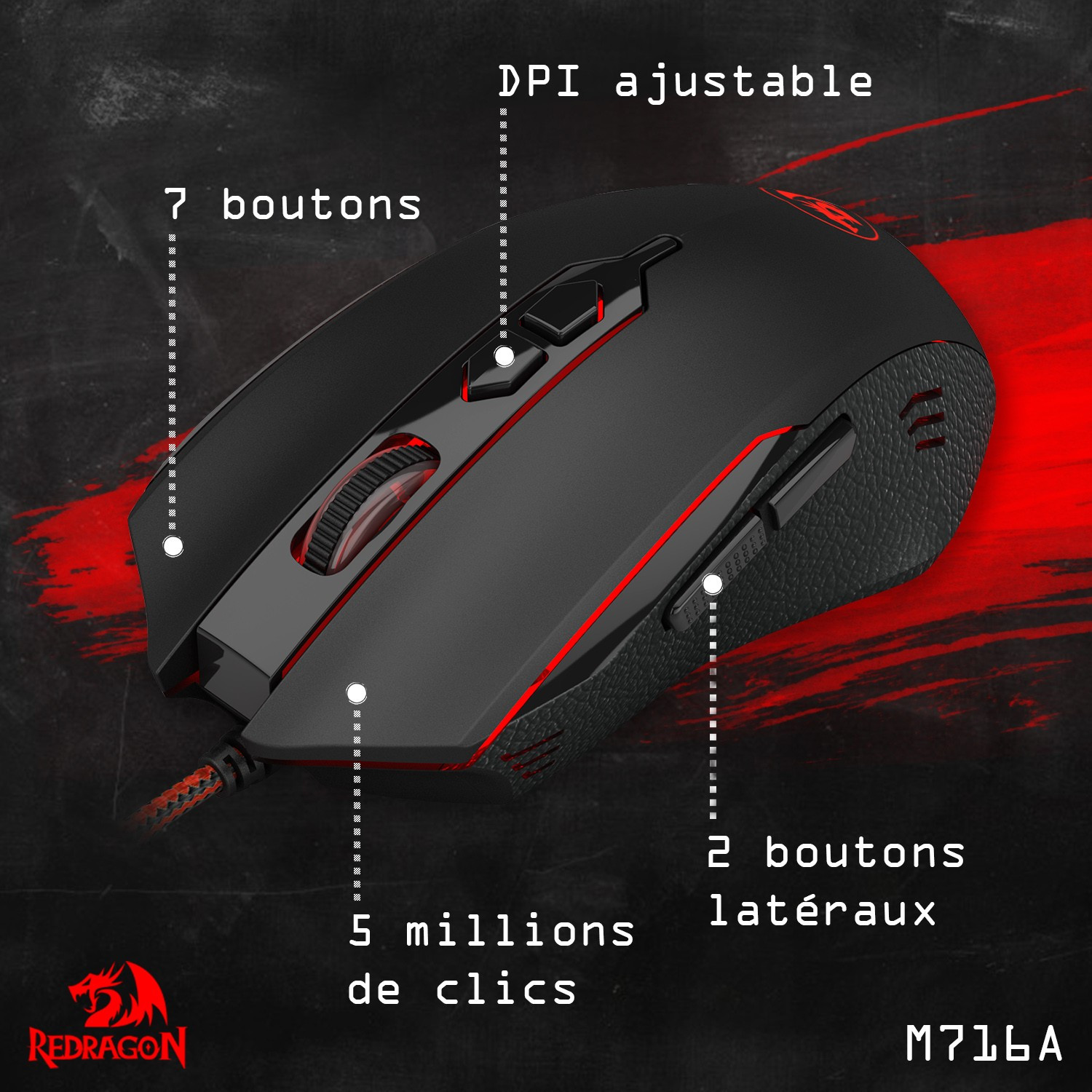 Souris Redragon INQUISITOR2 — image 2